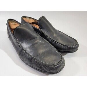 CCN Men's 46 12 Ecco Brown Leather Classic Moc Moccasin Driving Shoes Loafers
